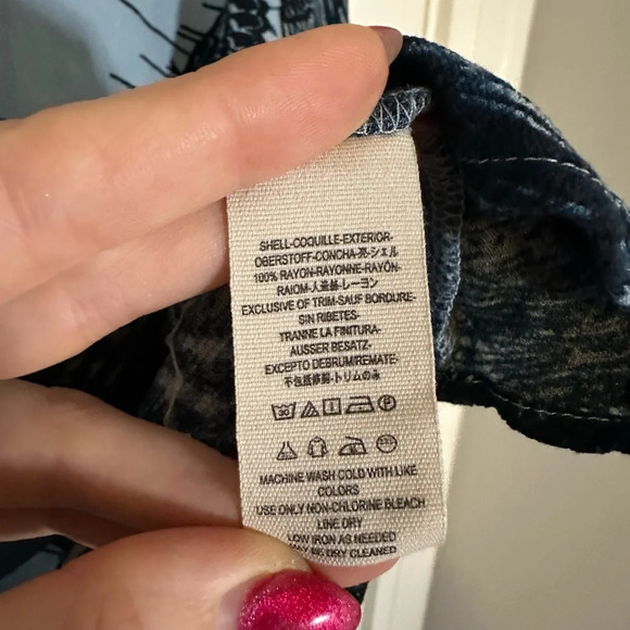 Free People Blue Birds of a Feather Top, Size Large - Picture 8 of 8